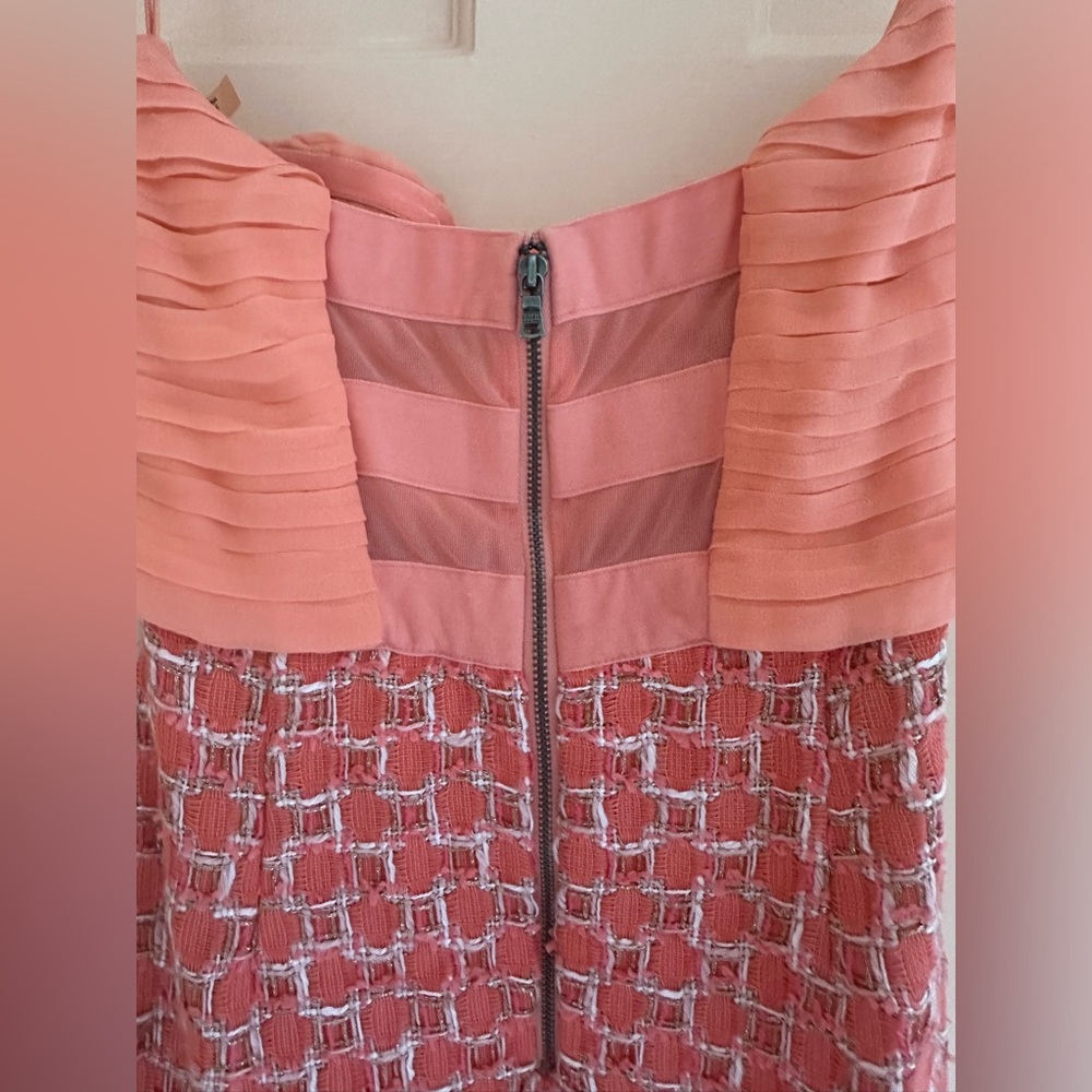 Alice and Olivia Tweed Pink Dress - Picture 3 of 7